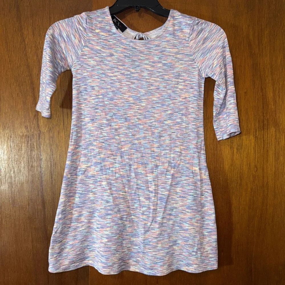 🌹 BCX Girl Multicolor Knit dress size L(14)